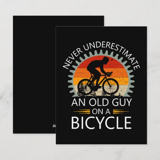 自転車に乗ったおじさんをナメるな シーズンカード (正面/裏面)