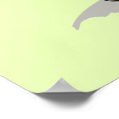 自転車に乗ったアナビセチア恐竜。 ポスター (角)