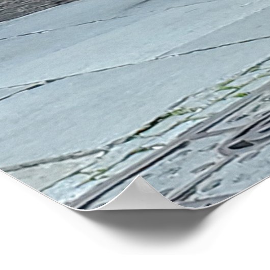 自転車に乗った人 ポスター (角)