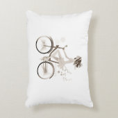 ***自転車に乗った女の子***おもしろい アクセントクッション (正面(垂直))