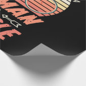 自転車に乗った女性 ラッピングペーパー (角)