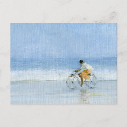 自転車に乗った少年2 ポストカード (正面)