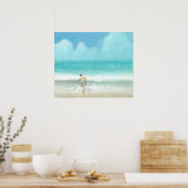 自転車に乗った少年3 ポスター (キッチン)