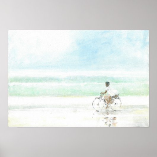 自転車に乗った少年 ポスター (正面)