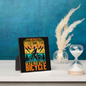 自転車に乗った老人を決して過小評価しない フォトプラーク (インサイチュ)