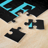 自転車に乗った老人 ジグソーパズル (側面)