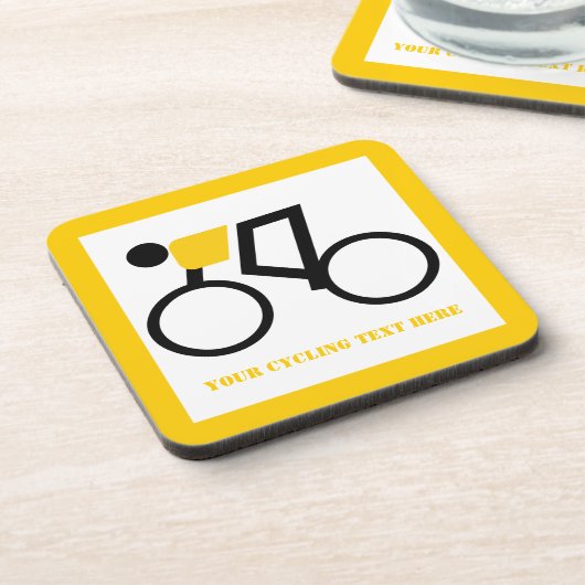 自転車に乗った自転車カスタム乗り コースター (左側)