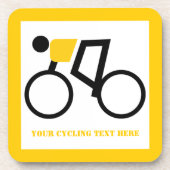 自転車に乗った自転車カスタム乗り コースター (正面)