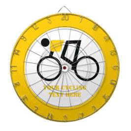 自転車に乗った自転車カスタム乗り ダーツボード