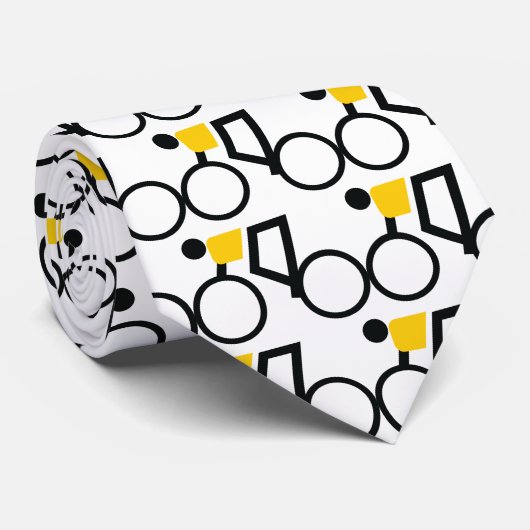 自転車に乗った自転車カスタム乗り ネクタイ (ロール)