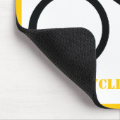 自転車に乗った自転車カスタム乗り マウスパッド (コーナー)