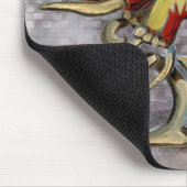 自転車に乗った象 マウスパッド (コーナー)