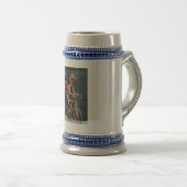 自転車に乗った龍 ビールジョッキ (正面右)