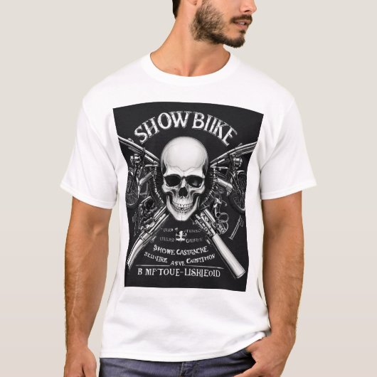 自転車に乗ってスタイルまたはペダルパワー Tシャツ (正面)