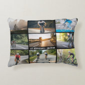 自転車に乗ってバーをパーソナライズするライフスタイル アクセントクッション (正面)
