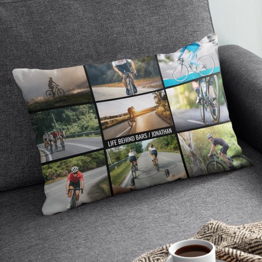 自転車に乗ってバーをパーソナライズするライフスタイル アクセントクッション