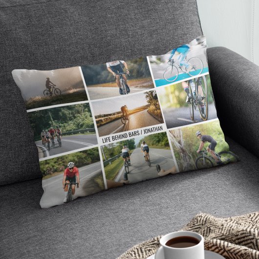 自転車に乗ってバーをパーソナライズするライフスタイル アクセントクッション