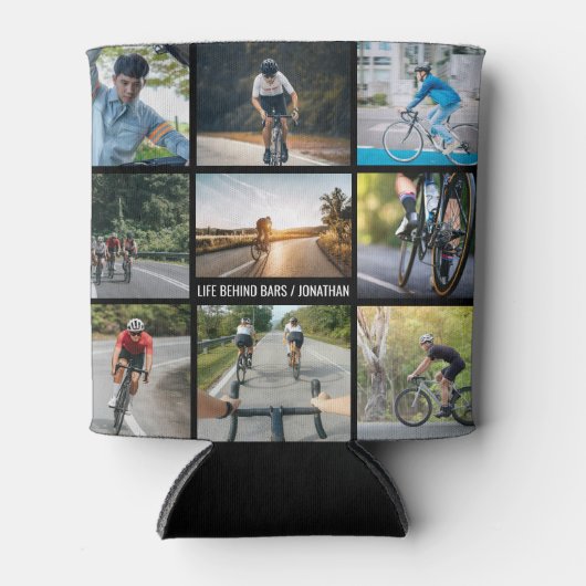 自転車に乗ってバーをパーソナライズするライフスタイル 缶クーラー (正面)