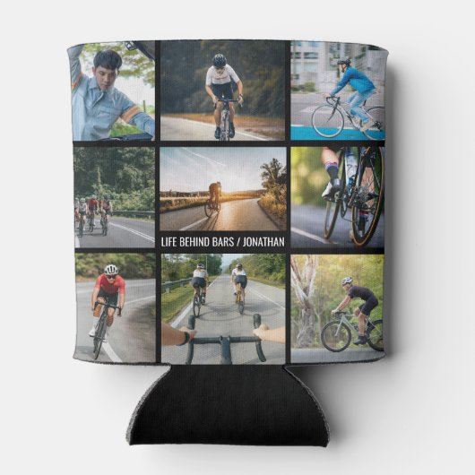 自転車に乗ってバーをパーソナライズするライフスタイル 缶クーラー (裏面)