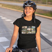 自転車に乗ってバーをパーソナライズするライフスタイル Tシャツ