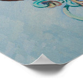 自転車に乗ってラクダを乗せる ポスター (角)