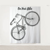 自転車に乗って タペストリー (正面)