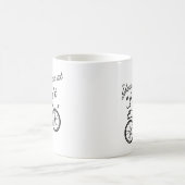 自転車に乗らない時点で興味が失せた コーヒーマグカップ (中央)