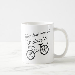 自転車に乗らない時点で興味が失せた コーヒーマグカップ