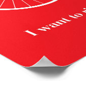 自転車に乗りたい ポスター (角)