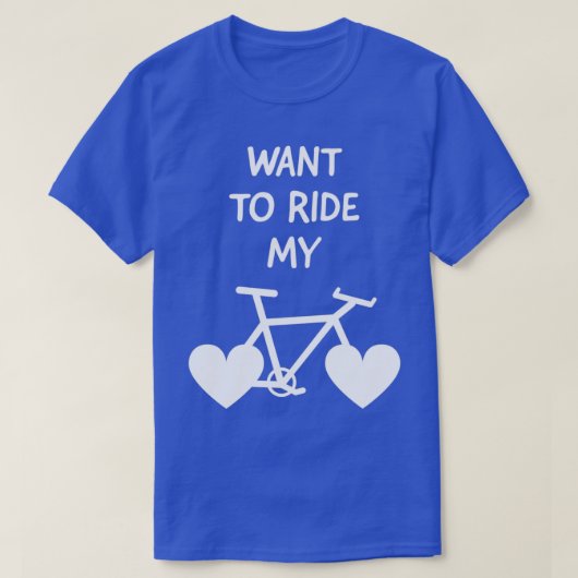自転車に乗りたい Tシャツ (デザイン正面)