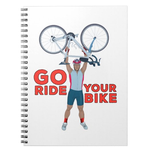 自転車に乗りなさい ノートブック (正面)