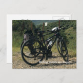 自転車に乗ると嬉しい ポストカード (正面/裏面)