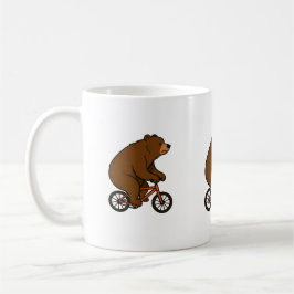 自転車に乗るクマ - ワイルドライドの気分 コーヒーマグカップ