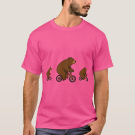 自転車に乗るクマ - ワイルドライドの気分 Tシャツ