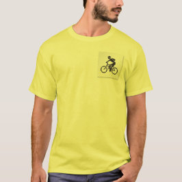 自転車に乗るスリップまたは滑ることにいいTシャツ。 Tシャツ