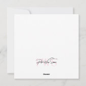 自転車に乗るバレンタインデーのラブバード シーズンカード (裏面)