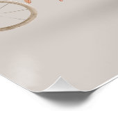 自転車に乗るファンシーな動物の保育園の壁アート ポスター (コーナー)