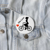 自転車に乗る人のボタン 缶バッジ (インサイチュ)