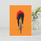自転車に乗る人 招待状 (スタンド正面)