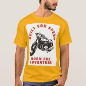 自転車に乗る人 Tシャツ (正面)