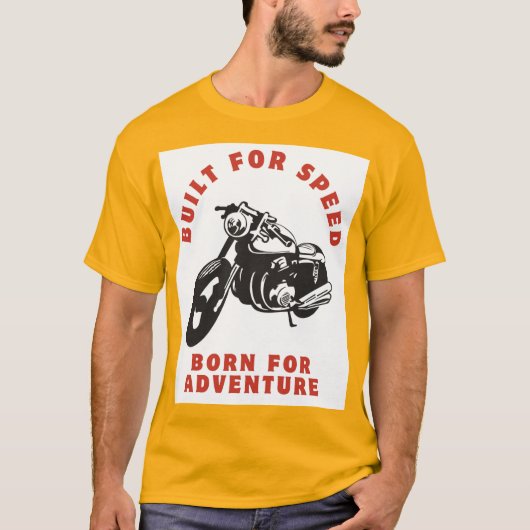 自転車に乗る人 Tシャツ (正面)