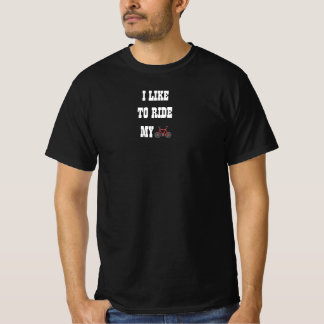 自転車に乗る絵文字カスタマイズが好き Tシャツ