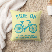 自転車に乗る クッション (ブランケット)