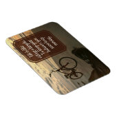 「自転車に乗る」感動的引用文 マグネット (右側)