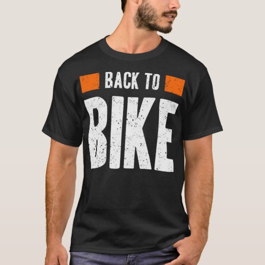 自転車に戻る Tシャツ (正面)