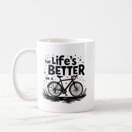 自転車のある生活は最高 コーヒーマグカップ
