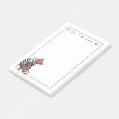 自転車のおもしろいくまは|あなたの名前を加えます ポストイット (アングル)