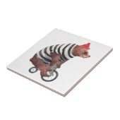 自転車のおもしろいくま タイル (側面)