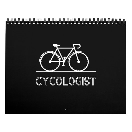 自転車のおもしろい巨匠のユーモア カレンダー (カバー)