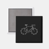 自転車のしくみ - おもしろ自転車パーツ サイクリング マグネット (正面/裏面)